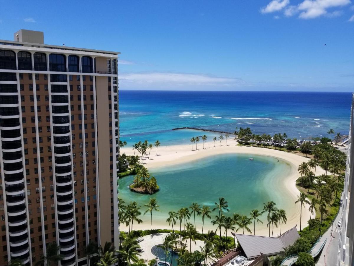 Ilikai Tower One Bedroom Lagoon View Waikiki Condos With Lanai & Free Wifi Honolulu Quarto foto