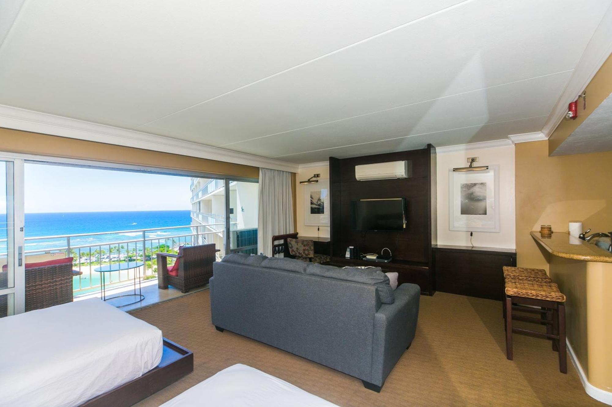 Ilikai Tower One Bedroom Lagoon View Waikiki Condos With Lanai & Free Wifi Honolulu Quarto foto