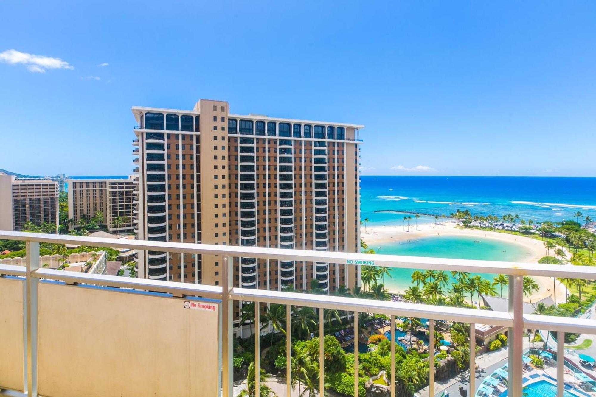 Ilikai Tower One Bedroom Lagoon View Waikiki Condos With Lanai & Free Wifi Honolulu Quarto foto