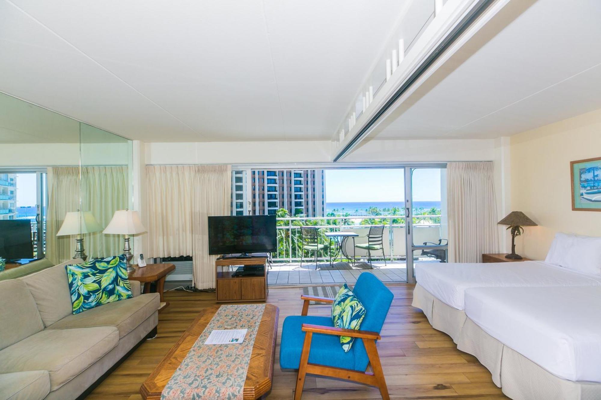Ilikai Tower One Bedroom Lagoon View Waikiki Condos With Lanai & Free Wifi Honolulu Quarto foto