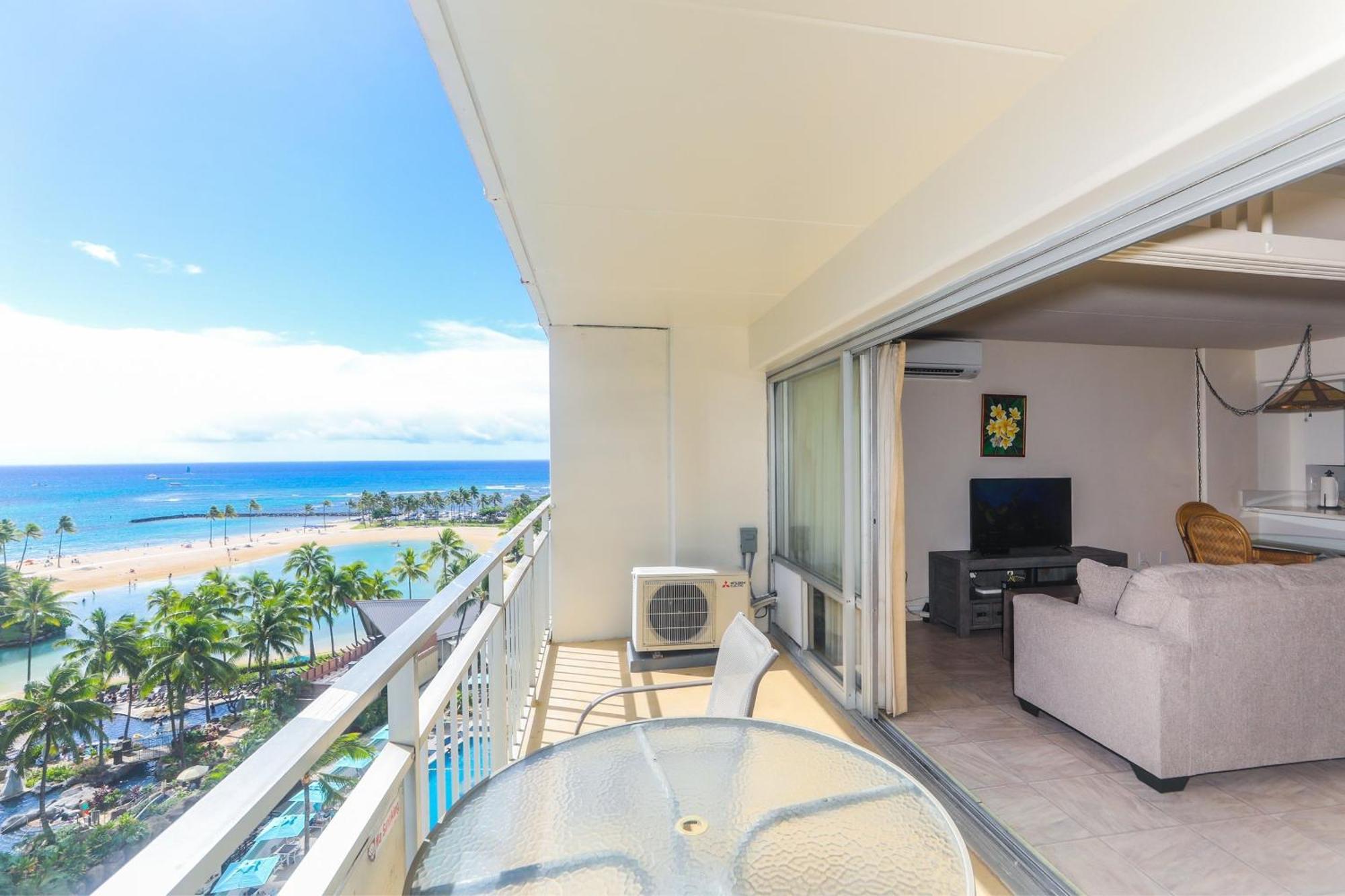 Ilikai Tower One Bedroom Lagoon View Waikiki Condos With Lanai & Free Wifi Honolulu Quarto foto