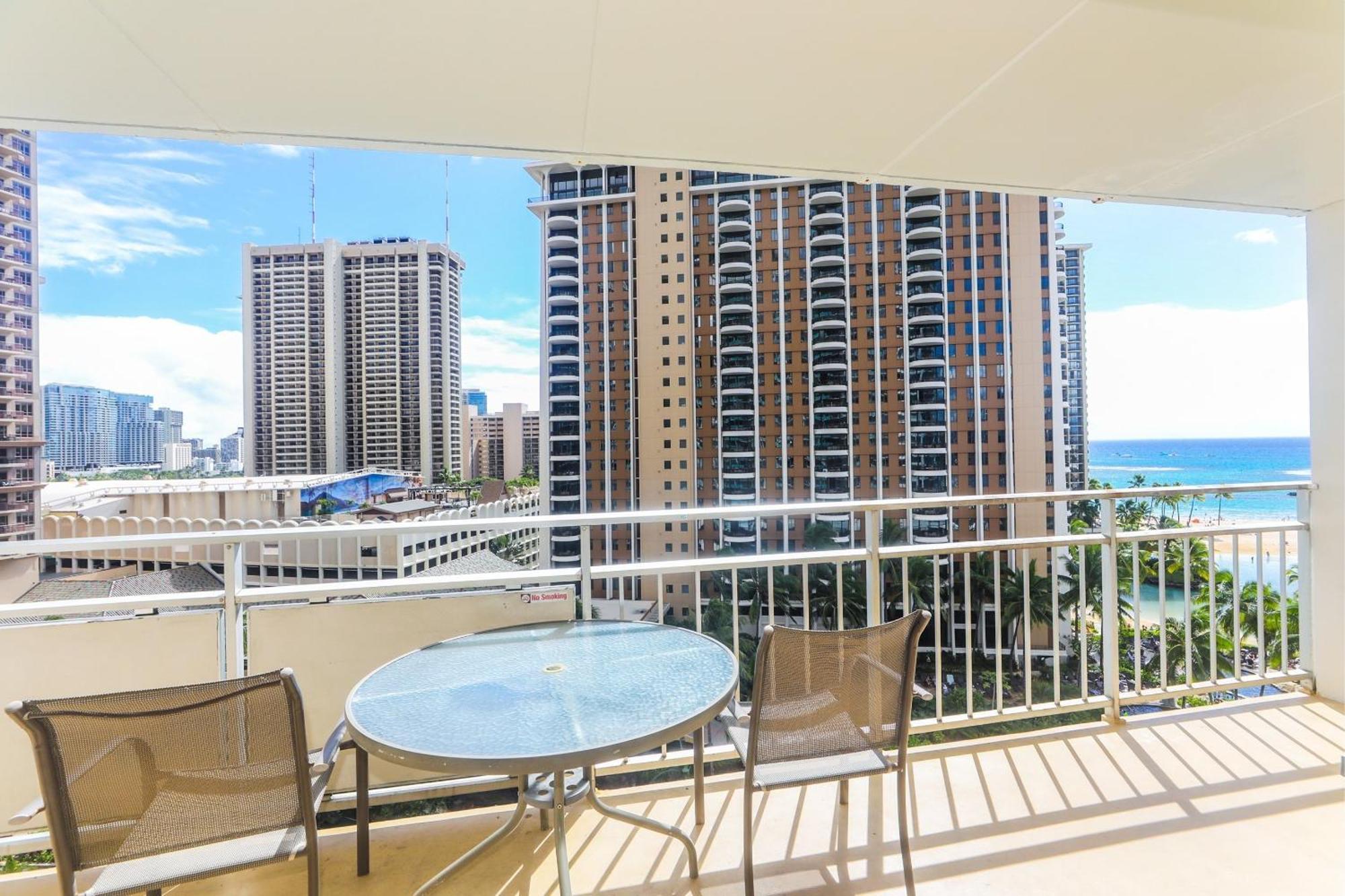 Ilikai Tower One Bedroom Lagoon View Waikiki Condos With Lanai & Free Wifi Honolulu Quarto foto